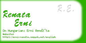 renata erni business card